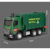 1/32 Pneumatic Control Garbage Truck Car Model Diecasts Metal City Garbage Sorting Sanitation Vehicles Car Model Kids Toys Gifts