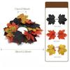 1PC Artificial maple leaf candlestick wreath, photography prop, home decor, party decoration.