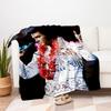 Elvis Presley Aloha From Hawaii Concert ShirtCoperta Coperta in Flanella per Divano, Letto, Viaggio, Campeggio, Ufficio, Divano, Sedia e Letto Regalo
