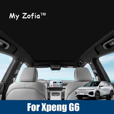 Car Clip Sun Shades Glass Roof For Xpeng G6 2024 2025 2026 Sunshade Front Rear Sunroof Skylight Sun Visor Curtain Accessories