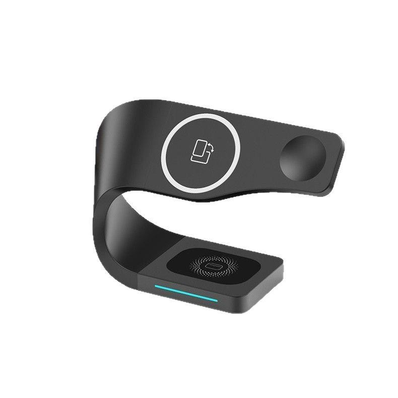 Supporto magnetico wireless per telefono cellulare con ricarica wireless rapida quattro in uno