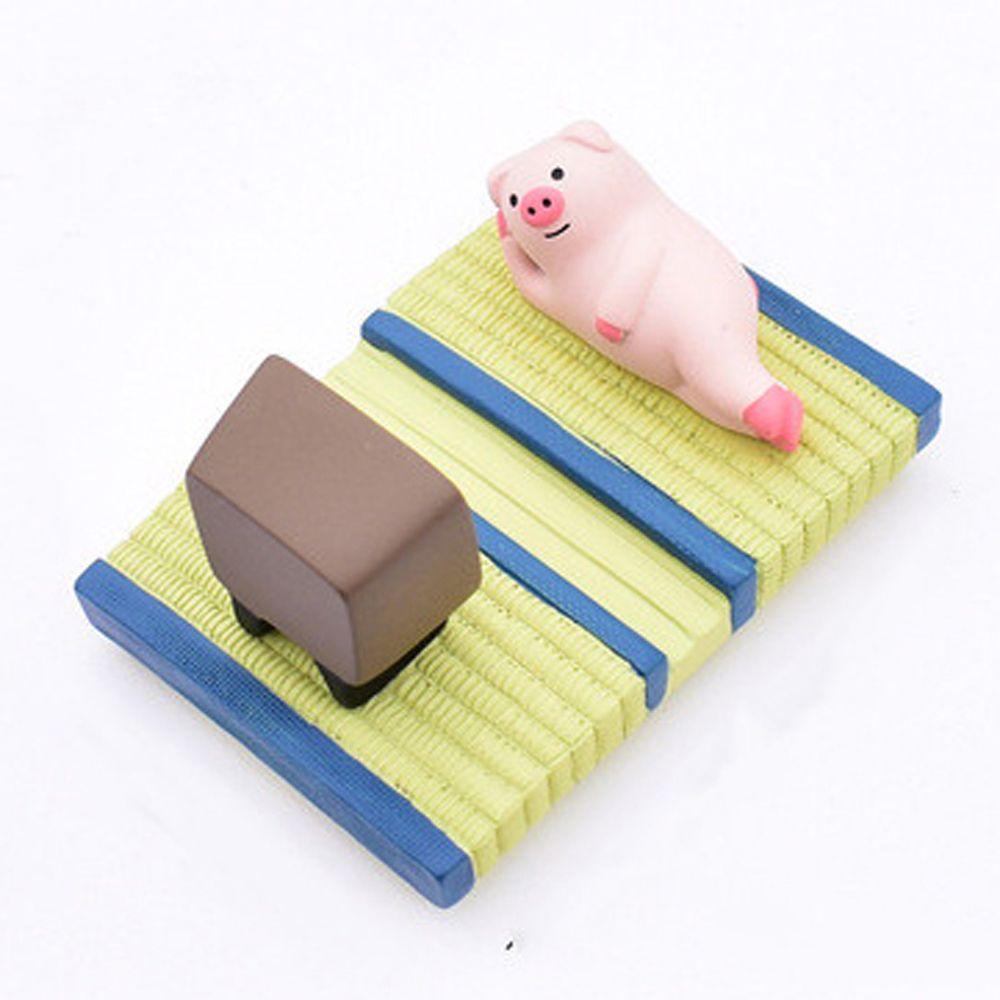 

Крафт Декор Ленивый Кот Смотрит Телевизор Подставка для Телефона Кота Поддержки для Телефона Кронштейн для Мобильного Телефона Настольная Подставка Tatami pig