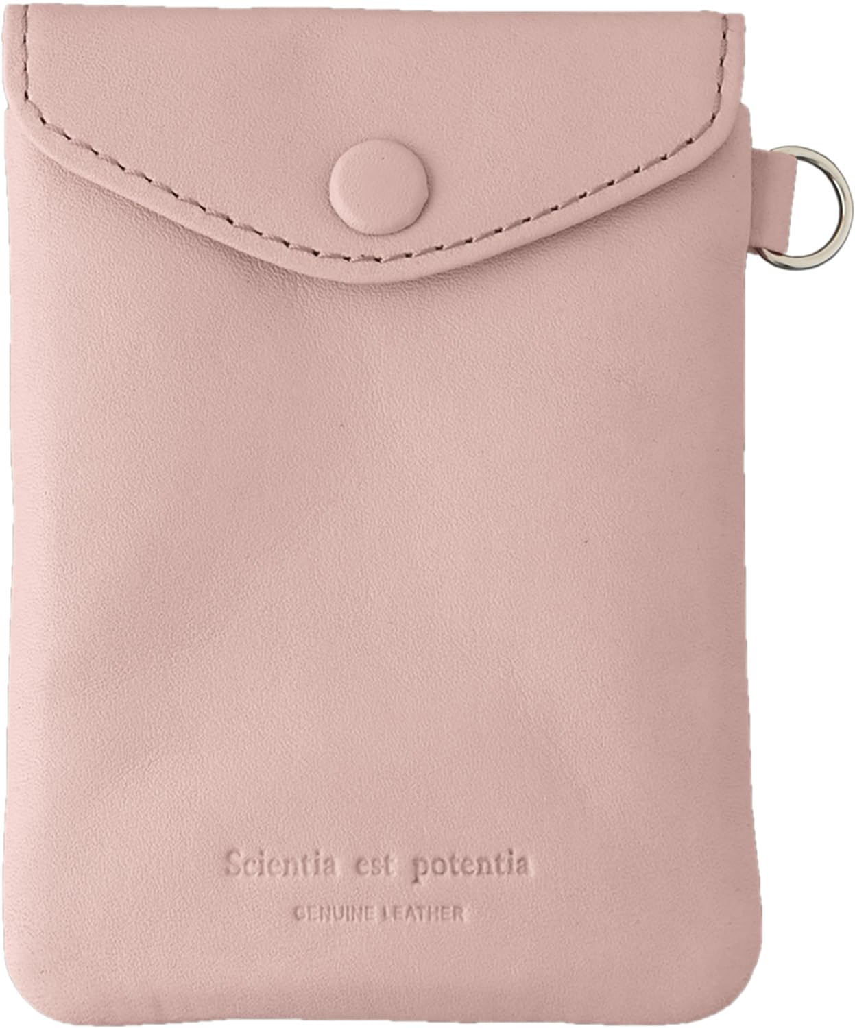 Слипоны Noir, кошелек для ключей, монет и пропусков, бледно-розовый (NSL-3402), Натуральная кожа, Ключница, Чехол для проездного и Кошелек для мелочи