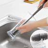 Long Handle Bristle Brush for Cups and Bottles - Effective, No Dead Angle Cleaning for Teapots and Teacups