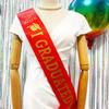 Graduation Ribbon Letter Print Adjustable Length Class of 2026 Celebration Ribbon Ceremony Outfit Accessory