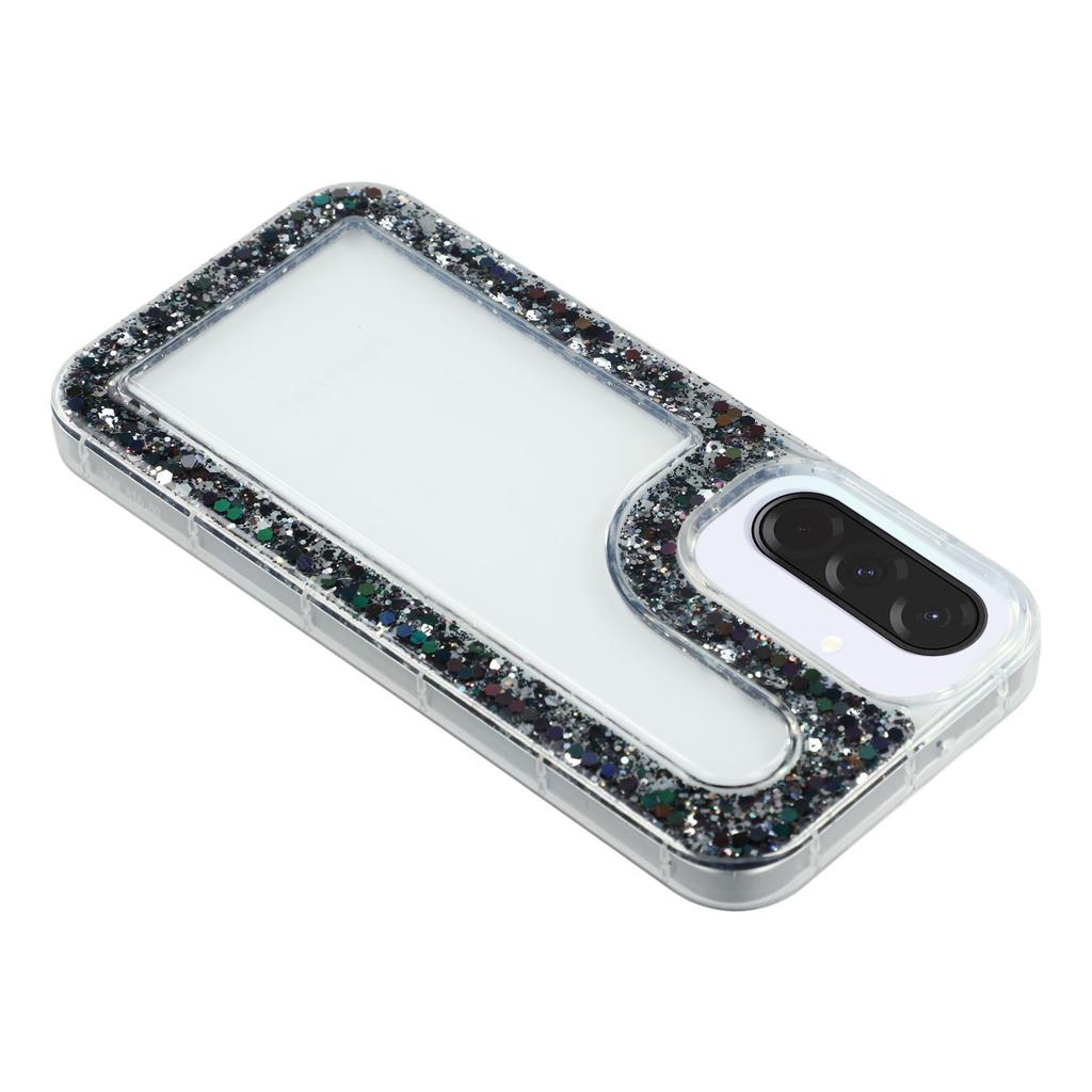 For Samsung Galaxy A36 5G Case Glitter Epoxy Soft TPU Clear Back Cover