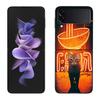Game S-Stray Cat Phone Case For Samsung Z Flip 7 6 5G Galaxy Z Flip 5 4 3 Black Hard Cell Cover Luxury PC Shell Coque