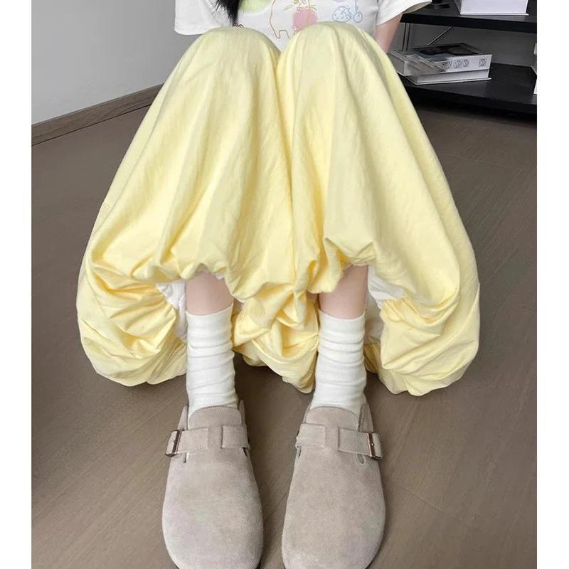 Mädchen Koreanische Mode Weite Hosen Schicke Designer High Waist Hosen Damen Baggy Dünne Lässige Tägliche Hose