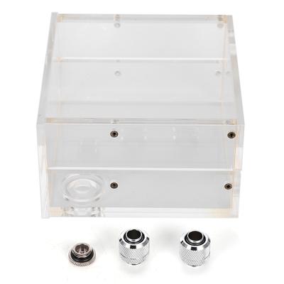 1.25L Water Cooling Tank Cooling Reservoir All Transparent Acrylic Computer Accessories