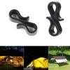 50pcs Clip Gutter Hooks S-shaped Elastic Tightening Hooks Light String Hook  Festival