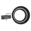 5X Magnification 5X Eye Loupe Black Plastic Light Weight Watch Repair Magnifier With Clip Jewelry Magnifier Jewelry Inspection