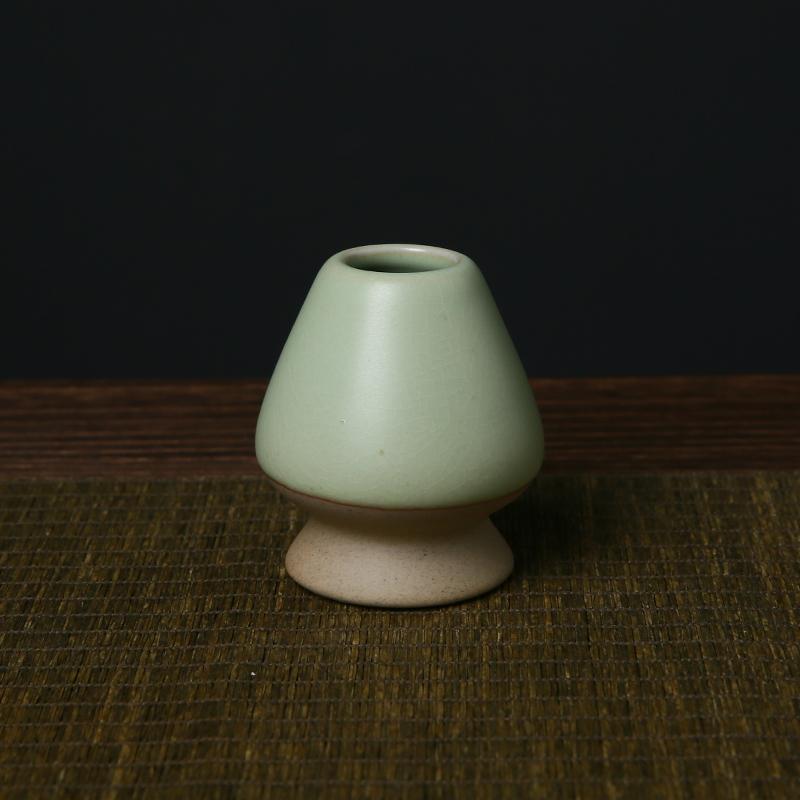 Matcha Tea Whisk Holder Ceramic Holder for Bamboo Matcha Chasen Fit for Matcha Chasen Tea Set Accessories