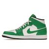 Air Jordan 1 Mid Lucky Green Men Sneakers Black White DQ8426-301