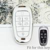 4 5 6 7 8 Button Car Key Cover Auto Shell Fob Case Keychain For Hyundai Santa Fe Tucson  Nexo Nx4 Atos Solaris Prime
