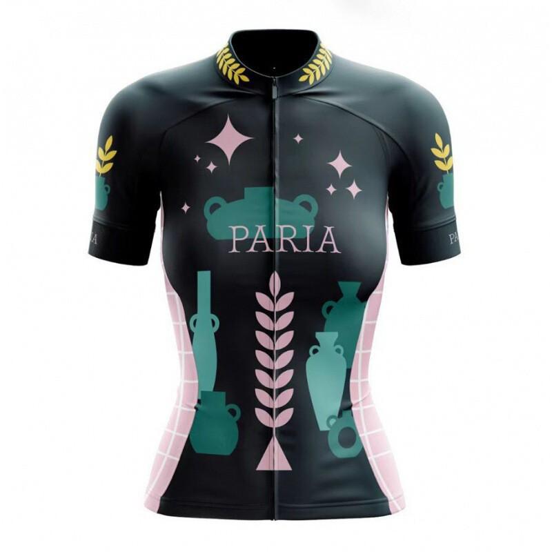 Dámský cyklistický dres s krátkým rukávem, prodyšný, rychleschnoucí, výkonnostní top pro jízdu na silničním kole