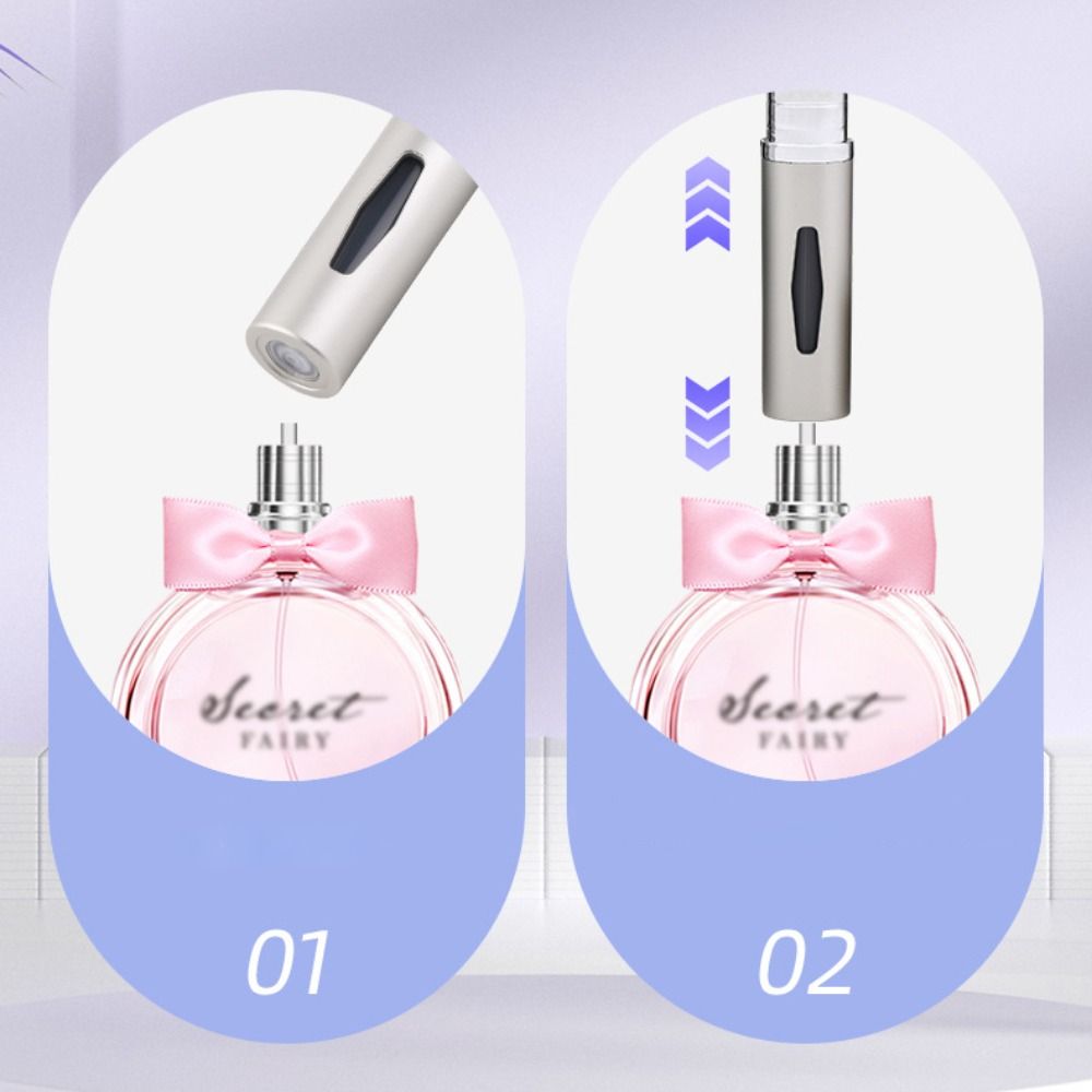 5ml Spray Atomizer Bottle Mini Perfume Bottle New Empty Cosmetic Containers