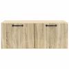 Wall Mounted TV Cabinet In Sonoma Oak 78.5 X 41 X 30 Cm