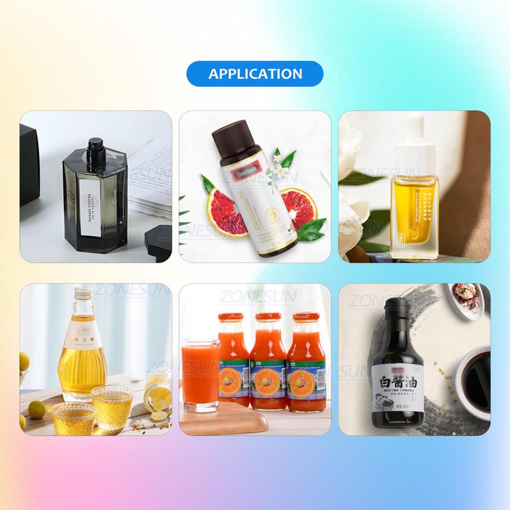 ZONESUN ZS-YTPP6001 Semi-Automatic Filling Machine Essential Oil Beverage Peristaltic Pump Filler Milk Perfume Cosmetic Bottle