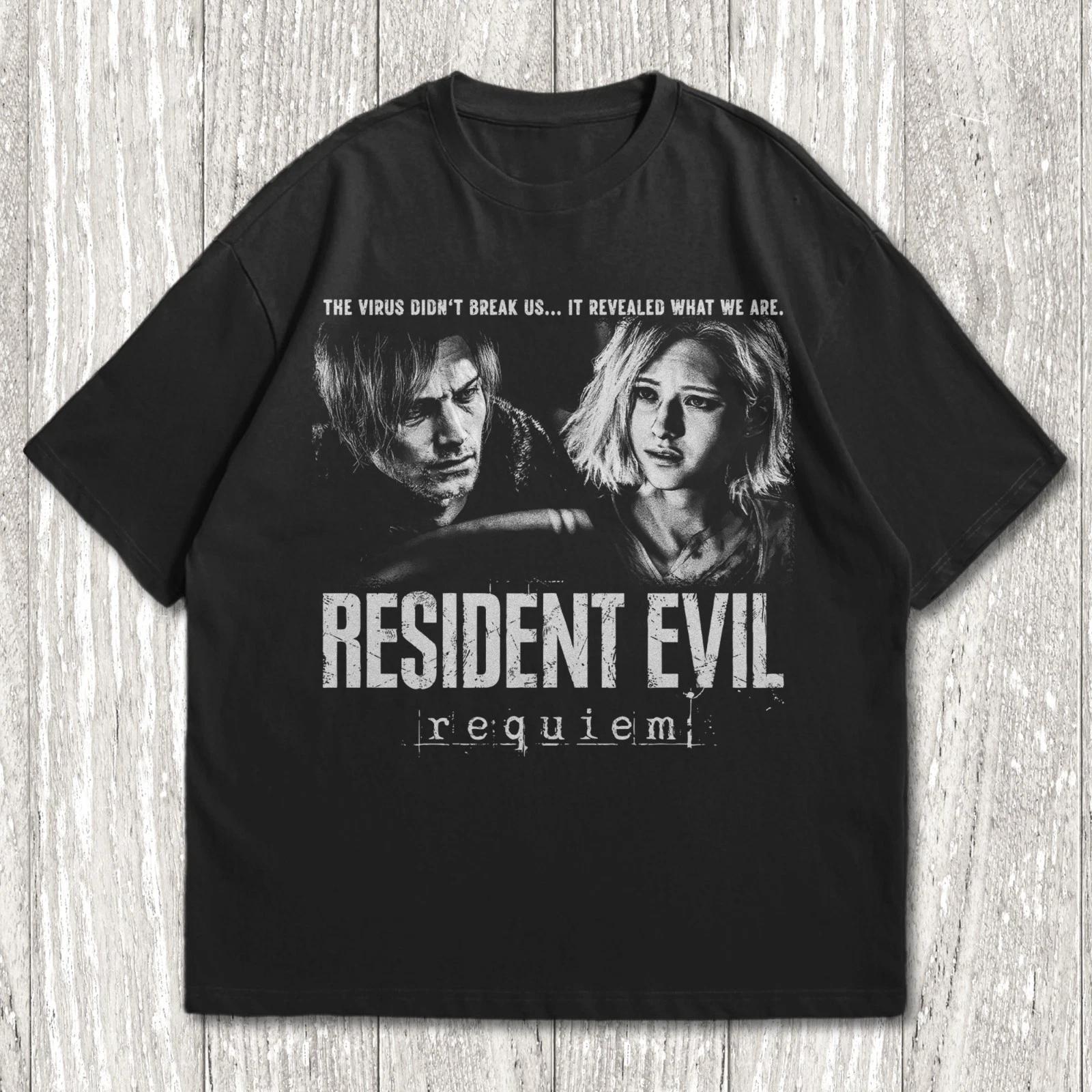 Resident Evil Requiem T-Shirt - Grace Ashcroft shirt - Leon kennedy T-shirt XL