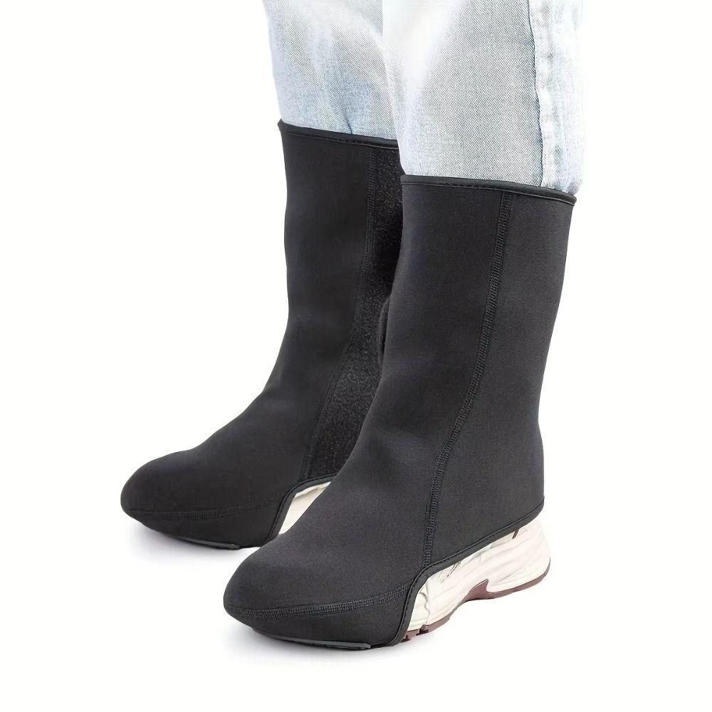 Cold-proof Cycling Shoe Covers Neoprene Motorcycle Riding Leg Covers Mountain Bike