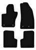 BASIC schwarze Velours-Fußmatten für: Jeep Renegade SUV (2014-2019)