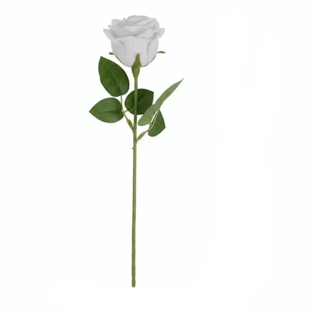 1pc Silk Rose Simulated Rose Bouquet DIY Floral Materials Small Bundle Artificial Flowers Soft Realistic Flower Bouquet
