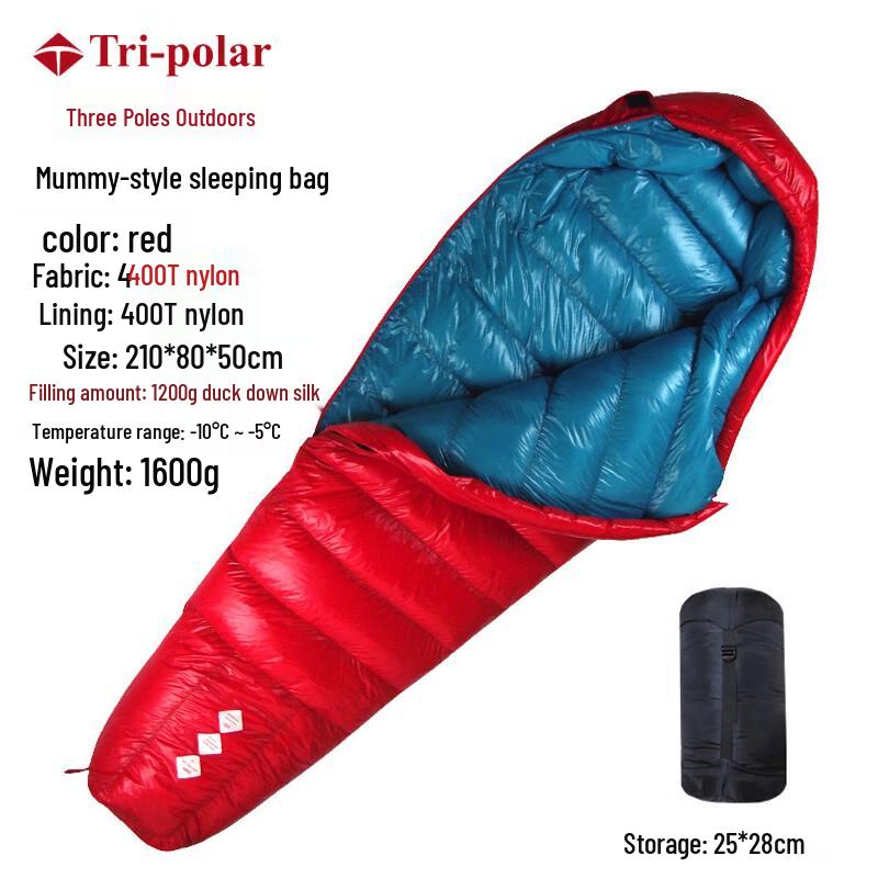 

Tri-polar Mumm-style Warm Camping Sleeping Bag