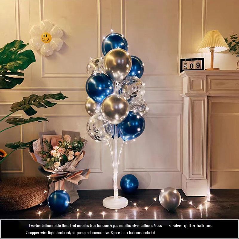 Luminous Balloon Floor Stand for Events: Birthday, Wedding, Anniversary, Party, and More.
