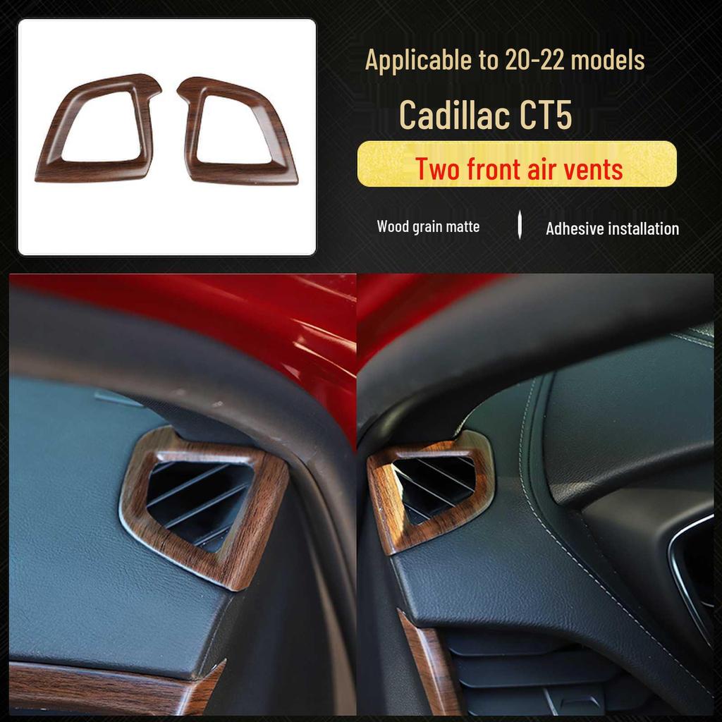 Cadillac CT5 (20-22) Carbon Fiber Interior Trim for Steering Wheel & Console