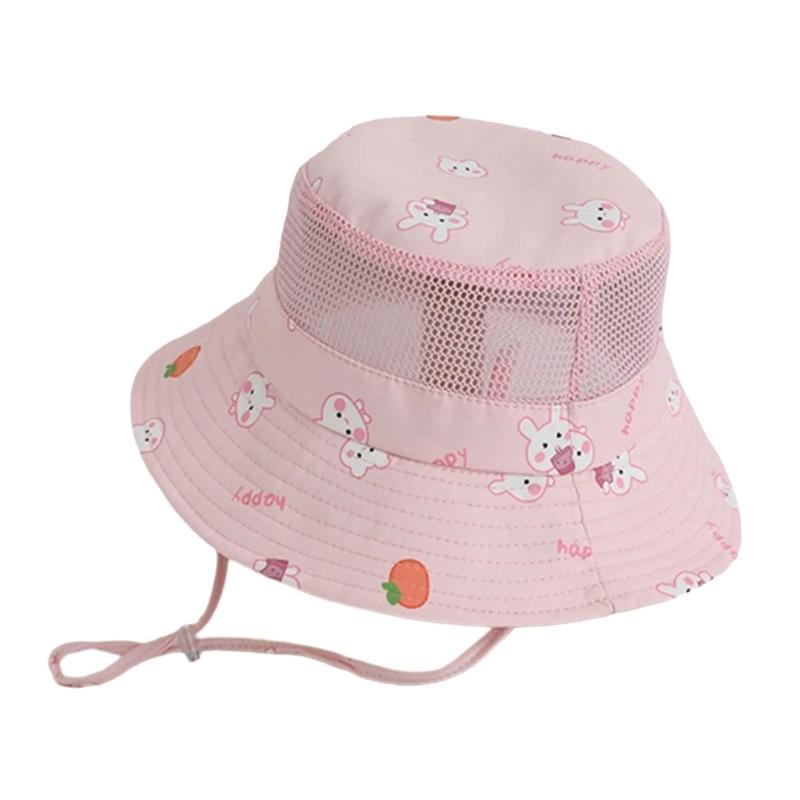 Chapeau Bob Queue de Cheval Élégant Respirant Chapeau de Pêcheur pour Enfants Joli Chapeau de Forme pour Plage Camping