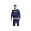 Nike Klub Tottenham Hotspur Pasiasta Litera Piłka Nożna Sportowa Miękka Bluza z Okrągłym Dekoltem Męska Bluza Binary-Blue FQ3011-424