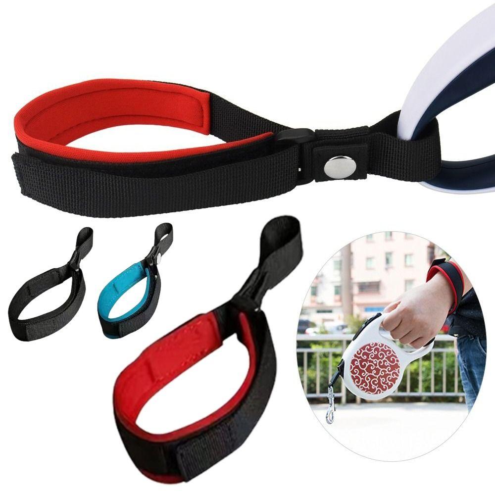 Retractable Dog Leash Wrist Strap Adjustable Dogs Leash Bracelet Ring Dog Training