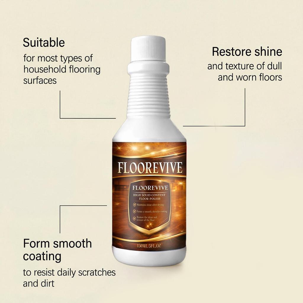 150ml Floor Restore Solution Liquid Flooring Renewal Agent Scratch Remover Agent for Restoration Refinishing Home Living Room