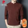 Pierre Cardin Men's Thermal Stand-Collar Long-Sleeve Pullover