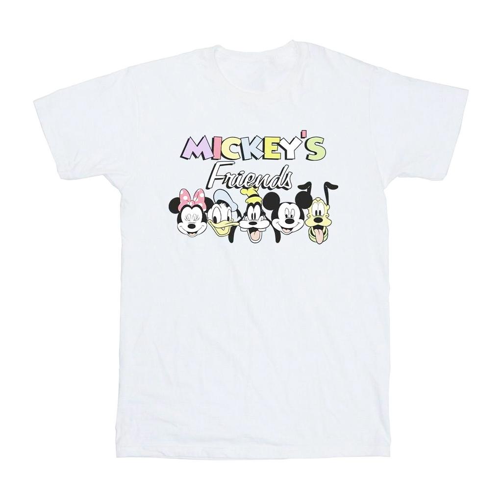 Disney Mens Mickey Mouse And Friends Faces T-Shirt