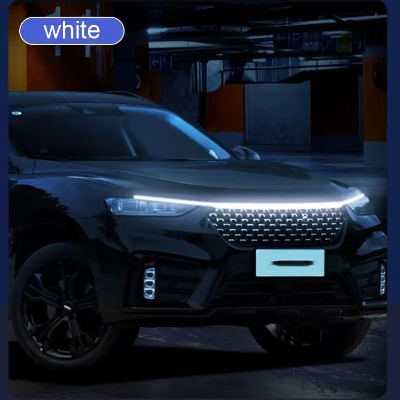 

Для Lifan x50 X60 520 620 320 720 530 330 сканирующий свет DRL светодиодная лента для дневных ходовых огней на капот автомобиля аксессуары 12 В 1,5 м 150cm белый