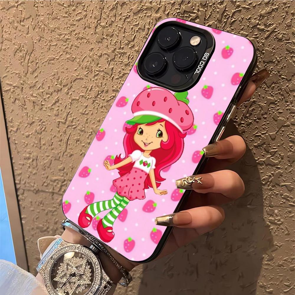 S-Strawberry S-Shortcakes Phone Case  Phone Case For iPhone 14 16 15 11 12 13 Pro Max Mini Plus Shockproof Cover