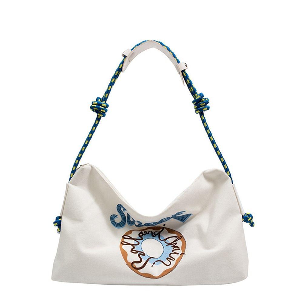 

Letter Student Bags Large Capacity Women Shoulder Bags Women Handbags Tote Bag Korean Canvas Bag