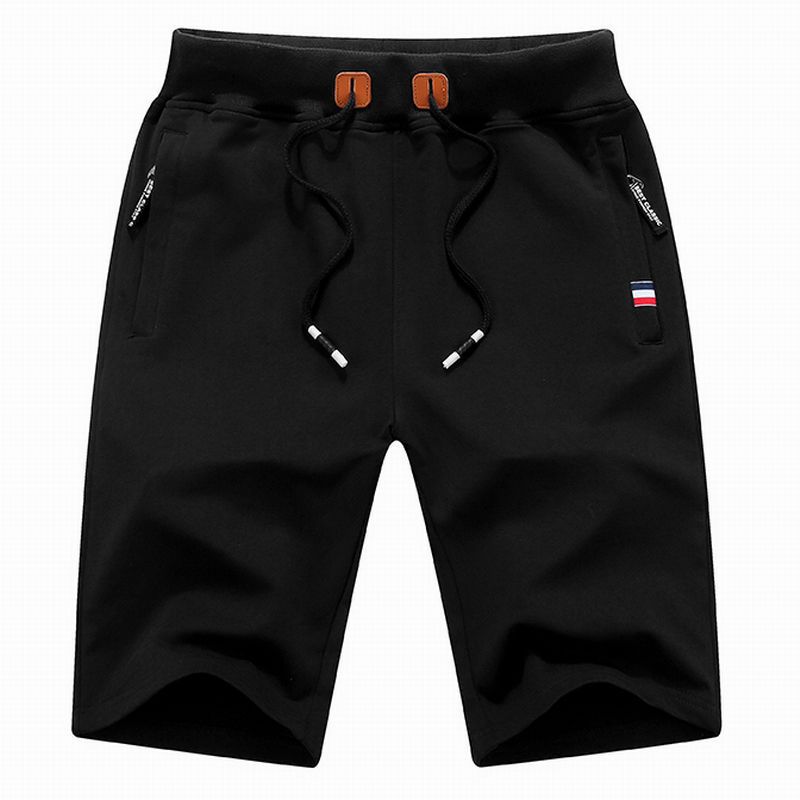 Men Casual Shorts Summer Male Fashion Casual Short Men's Solid Color Fitness Breathable Shorts Men Drawstring Shorts