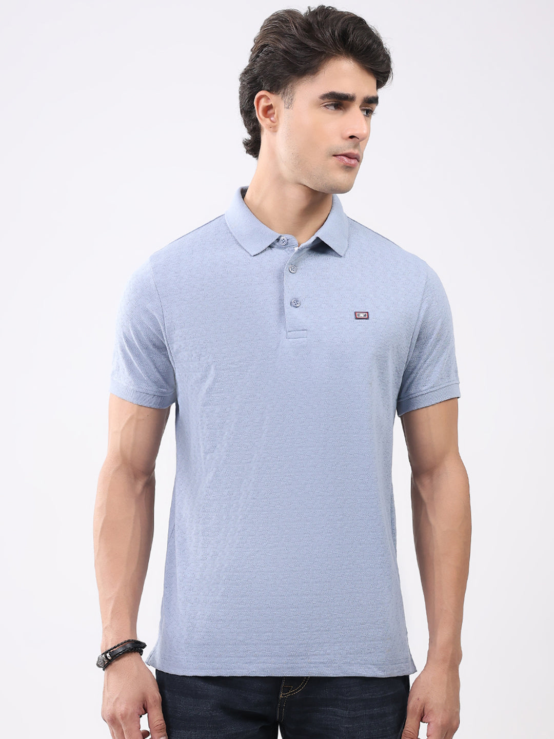 Monte Carlo Men Smart Fit Blue Tshirt XL