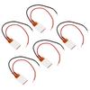 5 Stück PTC Heizplatte Aluminiumlegierung Keramik Thermostatisch PTC Heizelement 200 Grad Celsius Rotes Schwarzes Kabel