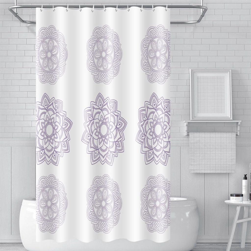 Bathroom Waterproof Shower Curtain Liner 180x180 PEVA Fabric 10 Colors
