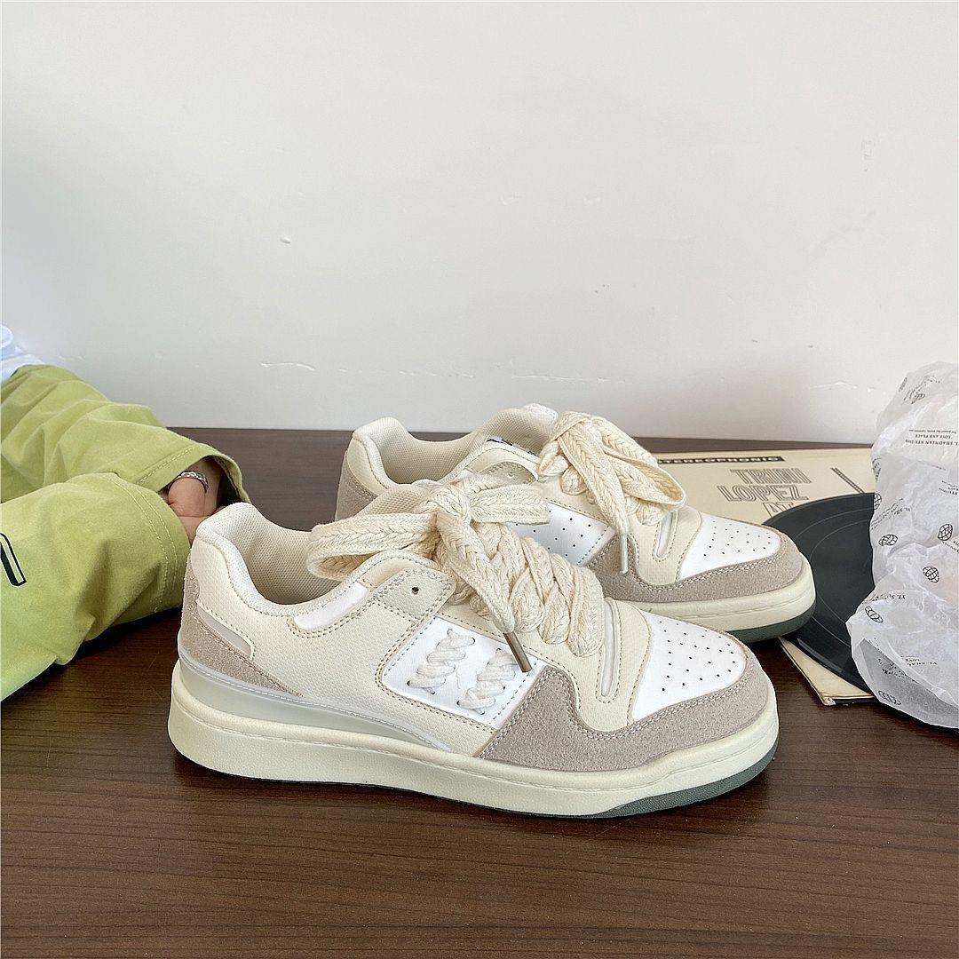 

Кеды американская ниша 2024 весна и осень новые плетеные универсальные парные спортивные кэжуал модные осенние туфли женские 40