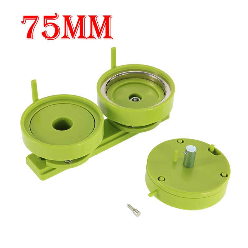 32-75mm Badge Button Mold Interchangeable Die for Button Maker Round/Heart Shaped Mold Badge Pins Parts Supplies for DIY Making