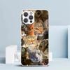 Crying Cat Memes Soft Cover for iPhone 16 17 Air 15 14 Pro Max 16E Phone Case 13 Mini 12 11 7 SE 8 Print Pattern Fit Cases 16 17