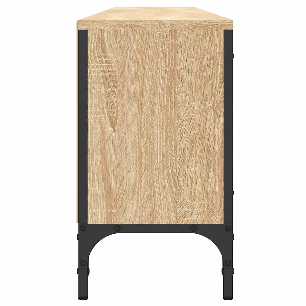 TV Cabinet with Drawer Sonoma Oak Finish 200 x 25 x 44 cm Engineered Wood