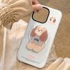 Cute Big Ear Dog Magnetic Bracket Apple 16 Mobile Phone Case IPhone 13 Suitable for 11 Philin 15 Promax Hard 14