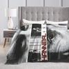 Hannibal Poster Design Strickdecke Mads Mikkelsen Flanell Überwurfdecke Flugzeug Reisen Personalisierte Leichte Tagesdecke,