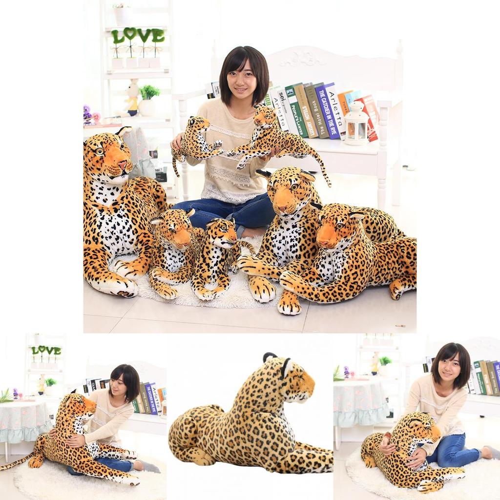 New Leopard Plush Toy Premium Quality Soft Animal Gift For Kids And Family Friends