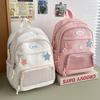 New Student Children's School Bag Women's Backpack Anti-splashing Backpack Large Capacity Oxford Cloth Premium Sense